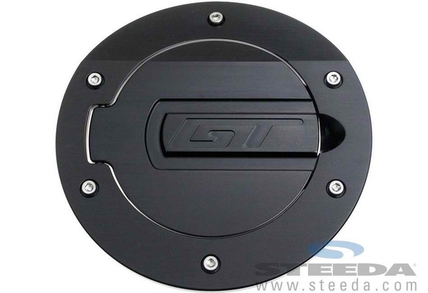 Fuel Door - Black/GT Logo